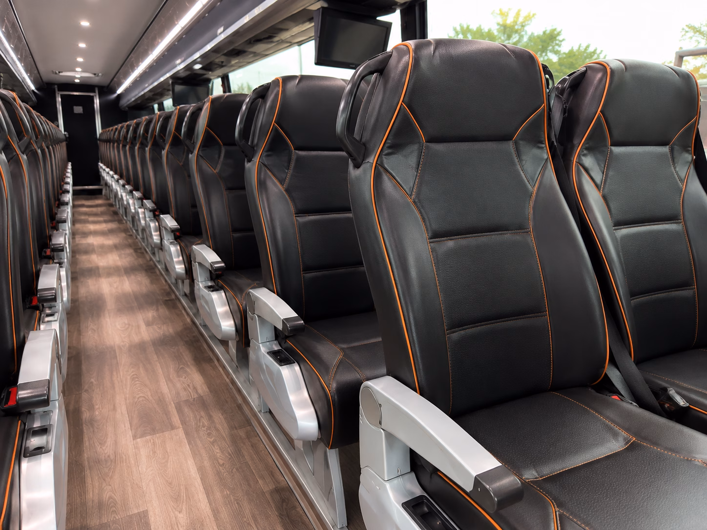 johns creek school event transportation onboard seating