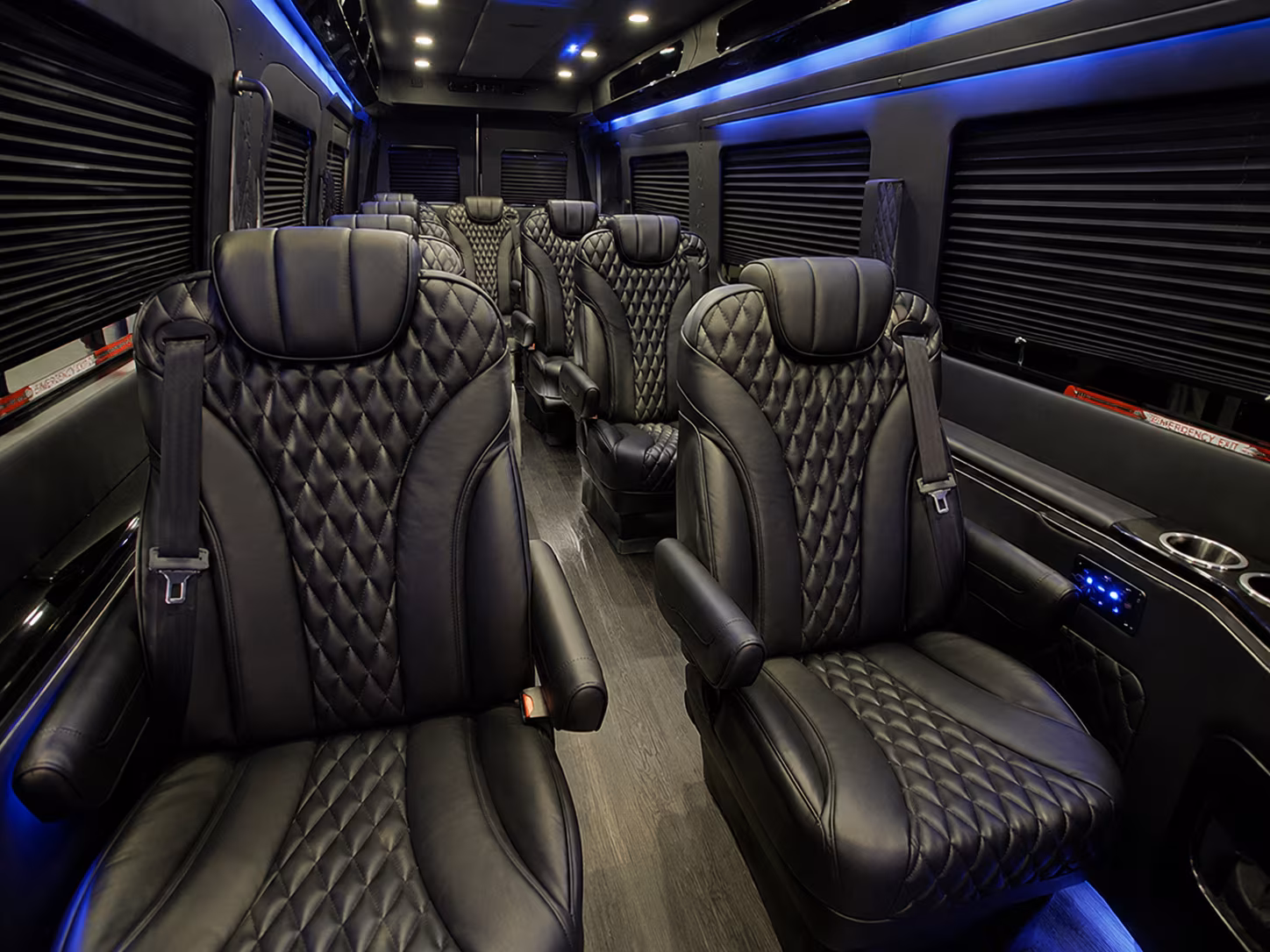 johns creek sporting event transportation onboard seating