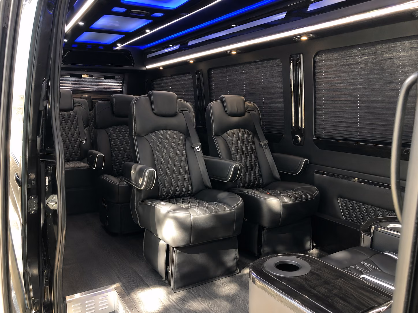 johns creek wedding transportation onboard seating
